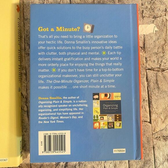 The One Minute Cleaner Organizer & Unclutter Your Home by Donna Smallin - Picture 5 of 8